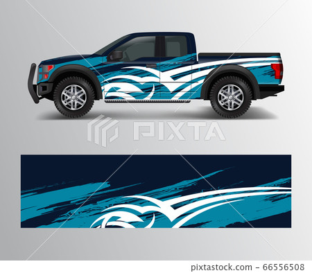 Graphic abstract grunge stripe designs for Truck Graphic abstract grunge stripe designs for Truck 66556508