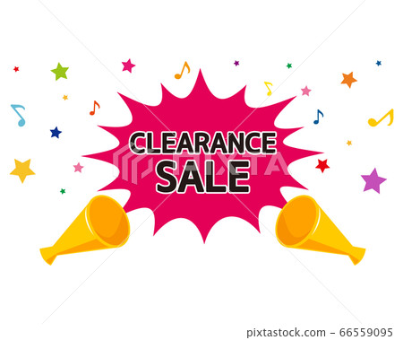 銷售擴音器矢量圖圖標，以通知促銷和討價還價 66559095