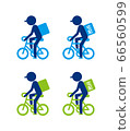 Delivery by bicycle 66560599