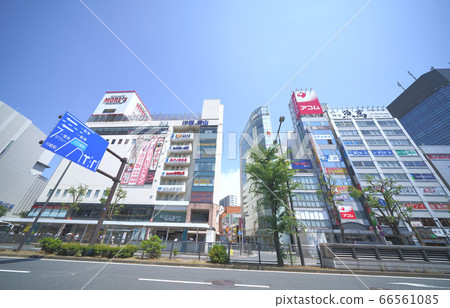 Kawasaki cityscape in Japan, overlooking Kawasaki Mores in front of Kawasaki station Kawasaki cityscape in Japan, overlooking Kawasaki Mores in front of Kawasaki station 66561085