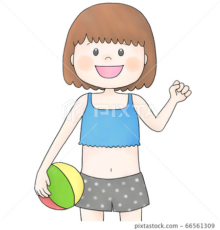 Girl (beach ball) 66561309