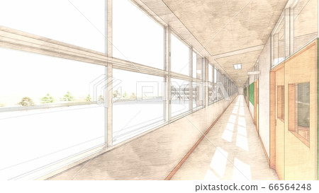 學校教室走廊圖67 66564248