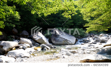 Mountain stream of Atera Valley 66564399