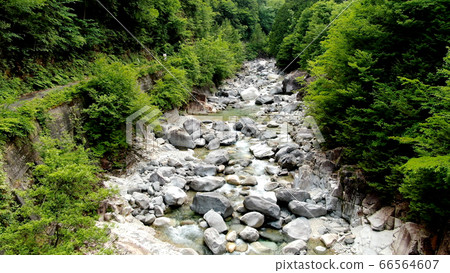 Mountain stream of Atera Valley Mountain stream of Atera Valley 66564607