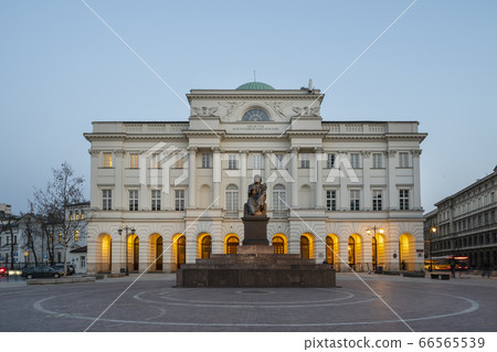 Staszic building in Warsaw. 66565539
