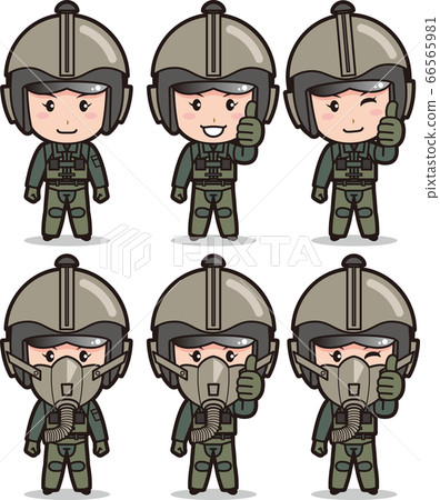 迷你迷你空中自衛隊W18 66565981