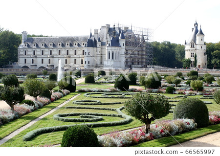 World Heritage Site Chenonceau Castle Gardens France 66565997