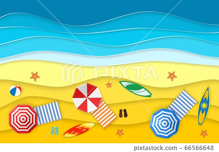 Sea landscape with beach Sea landscape with beach 66566648