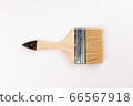 Paint brush on white background. Repairs concept. Top view, flat lay, copy space 66567918