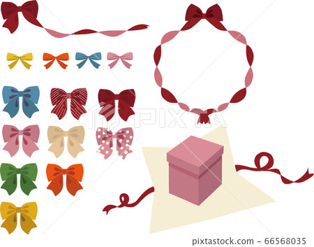 Illustration of ribbon and frame Illustration of ribbon and frame 66568035