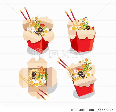 chinese food take away box, Take away box noodles 66568247