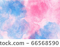Abstract pastel watercolor background - Blue watercolor painted 66568590