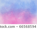 Abstract pastel watercolor background - Blue sky and pink pastel watercolor painted on paper 66568594