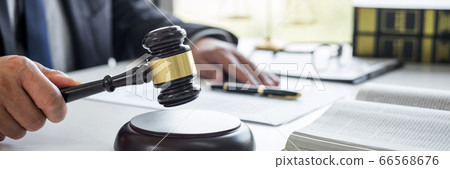 Judge gavel with Justice lawyers, Businessman in Judge gavel with Justice lawyers, Businessman in 66568676
