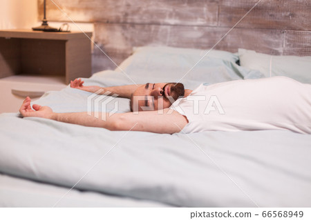 Tired man falling asleep Tired man falling asleep 66568949
