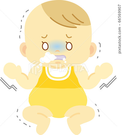 穿著嬰兒的衣服出現氣泡抽搐的嬰兒_嬰兒全身插圖18 穿著嬰兒的衣服出現氣泡抽搐的嬰兒_嬰兒全身插圖18 66569907