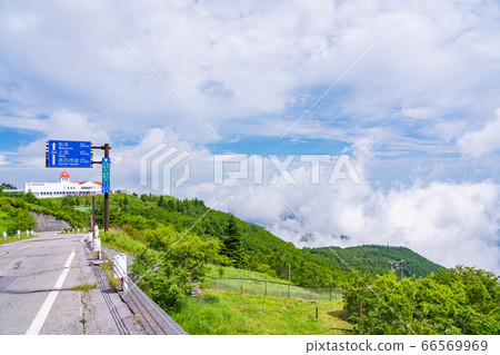 （長野縣）熊谷市三原高原博物館夏日的天空 66569969