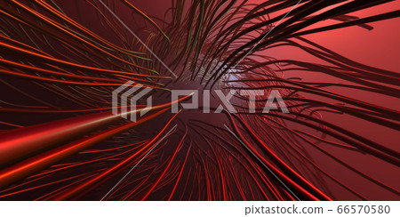 futuristic modern fiber optics lights abstract background 3d rendering illustration 66570580