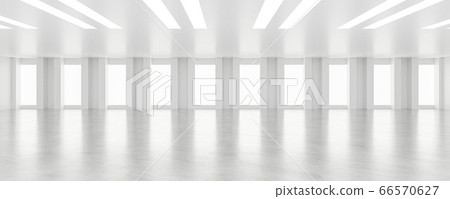 Empty white business office space room loft interior 3d rendering illustration sunny lighting with empty blank copyspace to add your content Empty white business office space room loft interior 3d rendering illustration sunny lighting with empty blank copyspace to add your content 66570627
