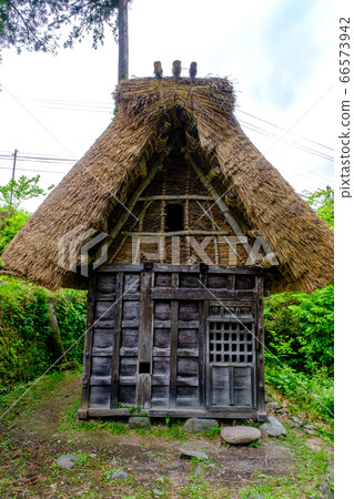 富山和新鮮的綠色五ka山Su沼合掌村 66573942