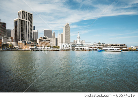 San Francisco skyline with Ferry building, California, USA San Francisco skyline with Ferry building, California, USA 66574119