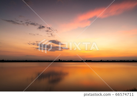 Sunset on the water 66574711