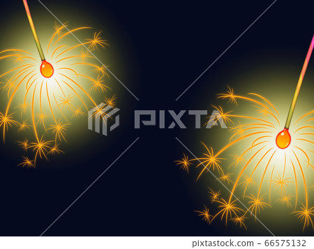 Sparkler fireworks illustration material 66575132