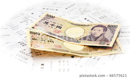 Household account management receipt and money settlement image Household account management receipt and money settlement image 66575621