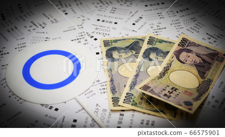 Household account management receipt and money settlement image Household account management receipt and money settlement image 66575901