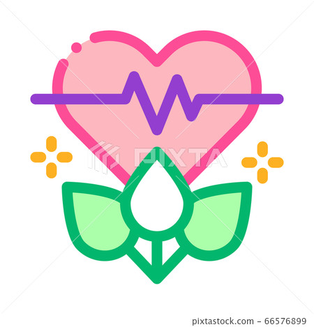 plant for restoration of heart icon vector outline illustration plant for restoration of heart icon vector outline illustration 66576899