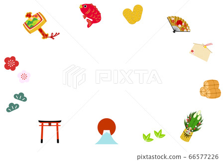 New Year decoration: Vector illustration of icon set such as hammered gavel and sea bream New Year decoration: Vector illustration of icon set such as hammered gavel and sea bream 66577226