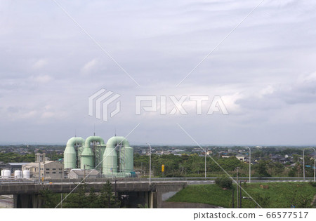 Kujukuri Town Natural Gas Tank 66577517