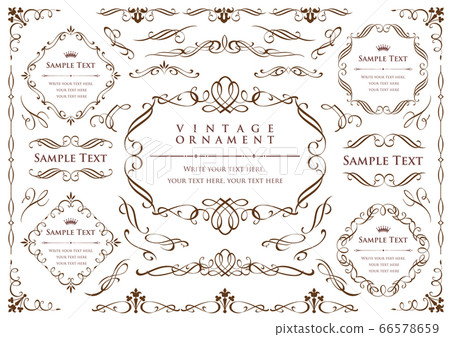 Calligraphy frameset Calligraphy frameset 66578659