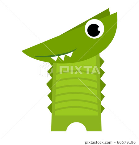 Crocodile vector cartoon crocodilian character of green alligator playing in kids playroom illustration animalistic childish funny predator isolated on white background Crocodile vector cartoon crocodilian character of green alligator playing in kids playroom illustration animalistic childish funny predator isolated on white background 66579196