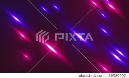 Rays of light of different colors randomly blink on a dark. Computer generated background 3d rendering 66580002