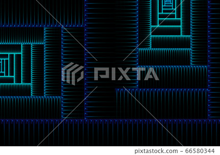 Beautiful fractal shapes illustration, 66580344