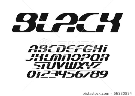 Sport font wide alphabet bold italic letters. Dynamic typeface. Capital letters and numbers. Modern typography design. Sport font wide alphabet bold italic letters. Dynamic typeface. Capital letters and numbers. Modern typography design. 66580854