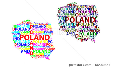 Map of Poland - vector illustration Map of Poland - vector illustration 66580867