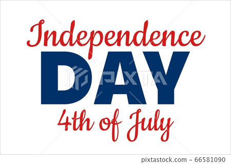 Independence Day in United States of America, USA. 4th of July. Holiday concept. Template for 66581090