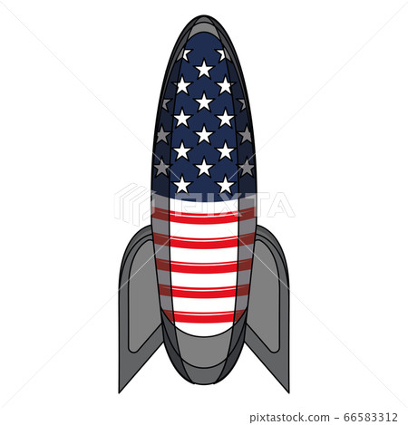 Isolated rocket icon 66583312