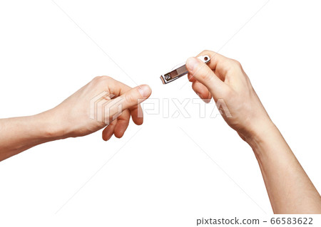 man do manicure at home. Self hand routine man do manicure at home. Self hand routine 66583622