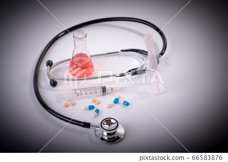 [Poor image of syringe and vaccine development] 66583876