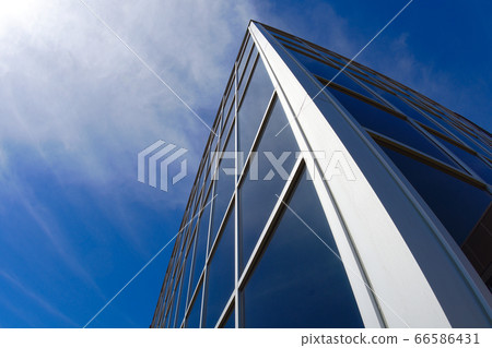 blue glass office building blue glass office building 66586431