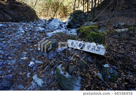 Gunma 100 Gunma 100 Famous Mountains Ozawadake Crumbling trail due to typhoon 19 in 2019 Gunma 100 Gunma 100 Famous Mountains Ozawadake Crumbling trail due to typhoon 19 in 2019 66586956