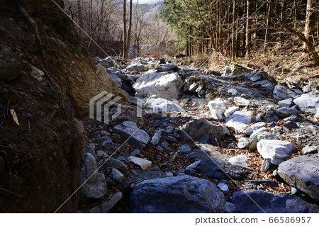 Gunma 100 Gunma 100 Famous Mountains Ozawadake Crumbling trail due to typhoon 19 in 2019 Gunma 100 Gunma 100 Famous Mountains Ozawadake Crumbling trail due to typhoon 19 in 2019 66586957