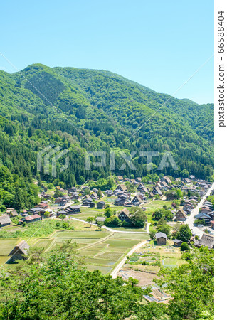 Early summer Shirakawa-go (daytime) Early summer Shirakawa-go (daytime) 66588404