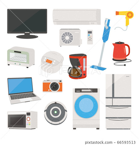 Various home appliances icons 66593513