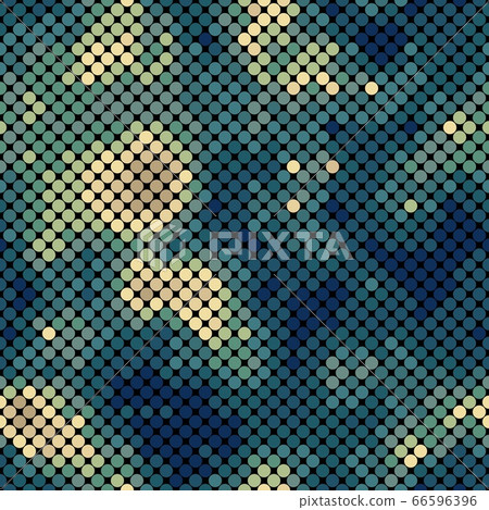 Seamless urban camouflage pattern. The pixel pattern in the foreground 66596396