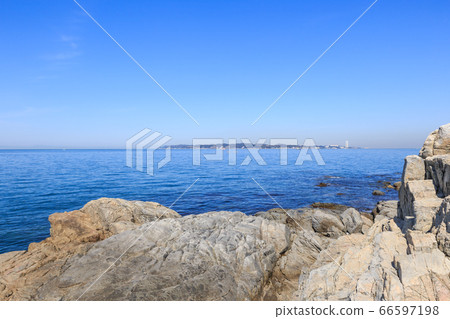 Chita Peninsula tip seen from Kiyomasa's pillows Shinojima, Aichi Prefecture Chita Peninsula tip seen from Kiyomasa's pillows Shinojima, Aichi Prefecture 66597198