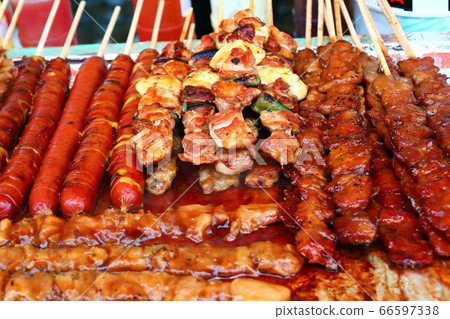 Grilled skewers, skewers, skewers, sausages, Korean food, dishes, K food, k food, Korean food, meals, Grilled skewers, skewers, skewers, sausages, Korean food, dishes, K food, k food, Korean food, meals, 66597338